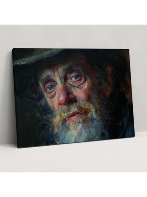 Popcasso Rembrandt Tarzı Kanvas Tablo