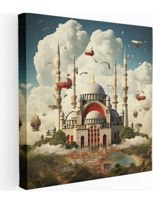 Popcasso Günlük Hayat ve Geçmiş Kanvas Tablo