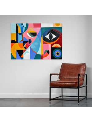 Popcasso Pablo Picasso Tarzı Sanat Kanvas Tablo