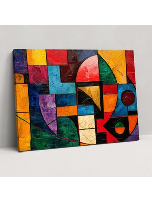 Popcasso Picasso Tarzı Kanvas Tablo Sanat ve Dekorasyon Için