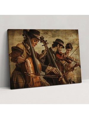 Popcasso Rembrandt Temalı Kanvas Duvar Tablosu
