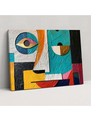 Popcasso Pablo Picasso Tarzında Kanvas Duvar Tablosu