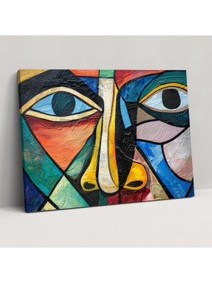 Popcasso Modern Sanat Figürü Kanvas Tablo