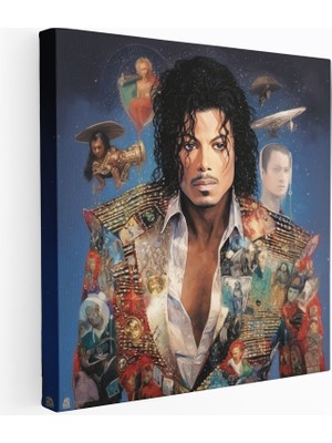 Popcasso Micheal Jackson Nostaljik Sanat Afişleri Duvar Tablosu En Iyi Şarkılar Koleksiyonu
