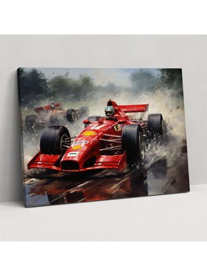 Popcasso Hızlı Formula 1 Kanvas Tablo