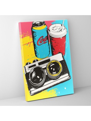 Popcasso Pop Art Tarzı Kanvas Tablo Andy Warhol Sanatı
