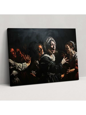 Popcasso Caravaggio Stilinde Duvar Tablosu