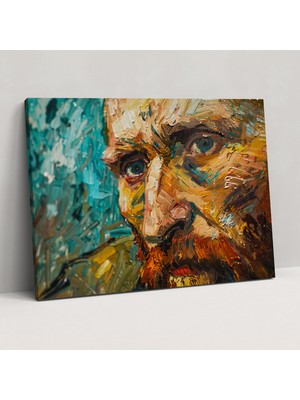Popcasso Vincent Van Gogh Portre Kanvas Tablo