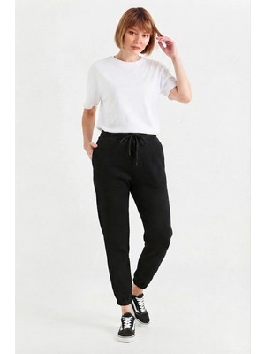 FullaModa 3 Iplik Beli Lastikli Jogger Eşofman Altı