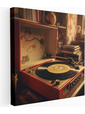 Popcasso Nostaljik Vintage Tasarımlı Retro Plakçalar Duvar Tablosu