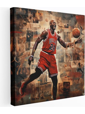 Popcasso Michael Jordan Efsanevi Anlar Kanvas Tablo