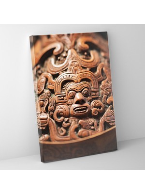 Popcasso Maya Fotoğrafçılığı Inka Uygarlığı Duvar Tablosu