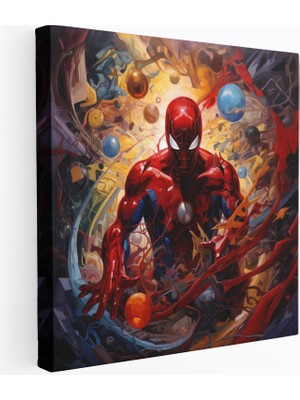 Popcasso Gerçeküstü Renkli Marvel Duvar Tablosu