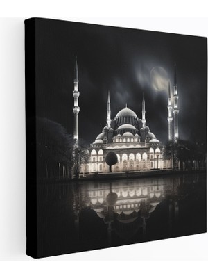 Popcasso Osmanlı Imparatorluğu Estetiği Monokrom Kanvas Tablo - Yüksek Kalite