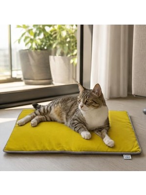Esranın Dünyası 60X80 cm Kedi ve Köpek Matı, Kışın Isıtıcı Yazın Serinletici