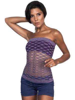 paris store Mor  5034 Fantazi Büstiyer Atlet Korse
