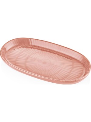 Hsc Bilişim The Mia Noon Oval Servis 2li Somon 26 cm