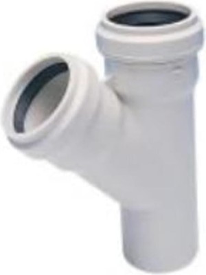 Hsc Bilişim Kalde 50X50 3.2 Pvc-U Tek Çatal (45 Derece)