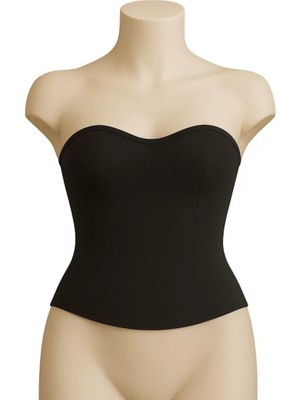 paris store Siyah  9155 Terletici Korse Büstiyer