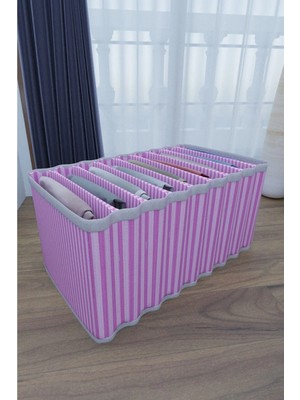 Epilons 8 Bölmeli Dolap ve Çekmece Içi Düzenleyici Akordiyon Organizer L-00517 (3 Adet)
