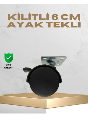 Ucuz Tekno Sehpa ve Masa Için 6 cm Kilitli Ayak