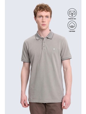 Hatemoğlu Vizon Regular Fit 100% Pamuklu Polo Yaka Tişört