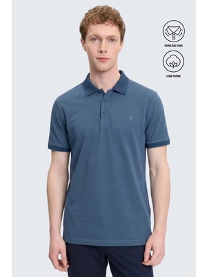 Hatemoğlu Indigo Regular Fit Düz 100% Pamuklu Polo Yaka Tişört