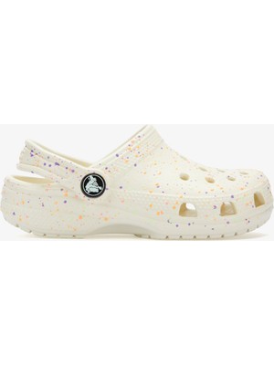 Crocs Classic Glow Paint Splattercgt Çocuk Beyaz Sandalet.2mt