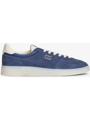 Tommy Hilfiger The Greenwich Edge Suede Erkek Mavi Spor AYAKKABI.C6Q