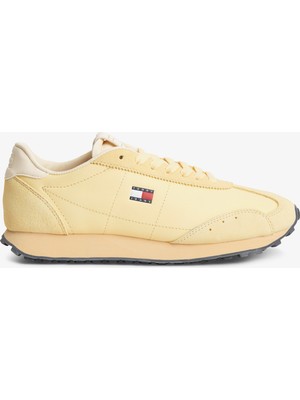 Tommy Hilfiger Retro Runner Archive Kadın Sarı Spor Ayakkabı.zf9