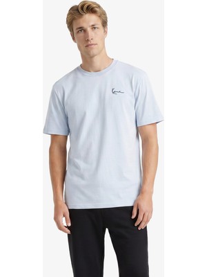 Karl Kani Signature Oversized Erkek Mavi T-Shirt.blu