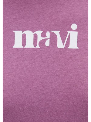 Mavi Mavi Baskılı Mor Tişört 1612241-70987