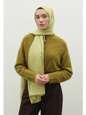 Fresh Scarfs Oslo Pamuk Floş Jakarlı Şal Adaçayı