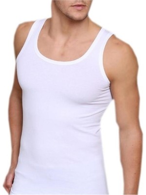 Berrak Formalı Erkek Beyaz Atlet-Beyaz-2xl