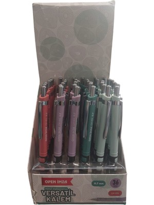 Bafix Versatil Kalem Metal Mekanizma 0,7 Mm 36 Lı Op-975 (36 Lı Paket)