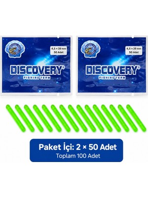 Discovery Çiftli Işıldak Fosfor 4,5X39MM ( 50 Li Paket )