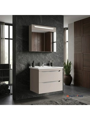Kale Casilla 80 Cm Vizon Banyo Dolabı Takımı