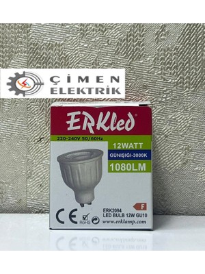 Eco Lounge Erkled Erk 2094 GU10 Lensli Ampül 12W 3000K Gün Işığı