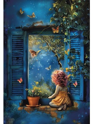 Bg Store Puzzle - Mavi Gece / 500 Parça Puzzle, #3639
