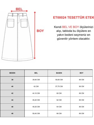 Vellichor Tesettür Etek Koyu Vizon