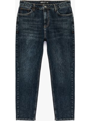 Koton Normal Bel Cepli Pamuklu Tapered Fit Jean Pantolon - Joe Jean