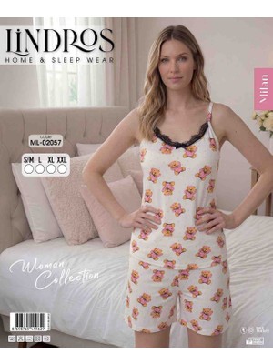 Lindros Ip Askılı Pijama Takımı