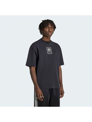 Adidas Elevated Grafik Te Erkek Siyah T-Shirt.-