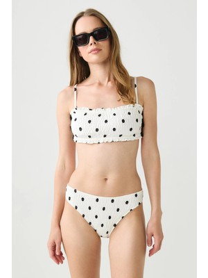 C&city Straplez Bikini Takım 2671 Beyaz