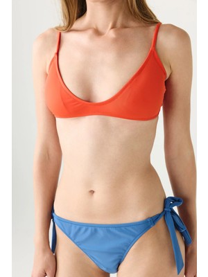 C&city Dikişsiz Bralet Kesim Bikini Üstü 2609 Turuncu