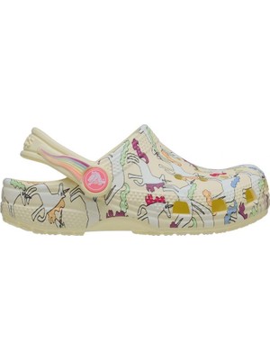 Crocs 212515-7CJ Classıc Unıcorn Graphıc Clog Çocuk Spor Terlik Sandalet
