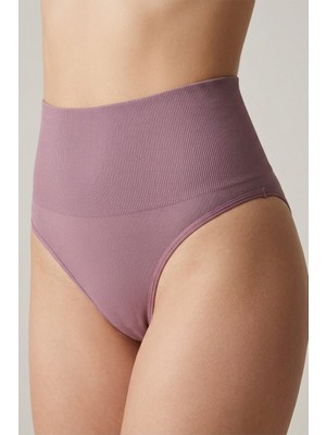 Fit Women Kadın Dikişsiz String Korse 1011 Gül Kurusu
