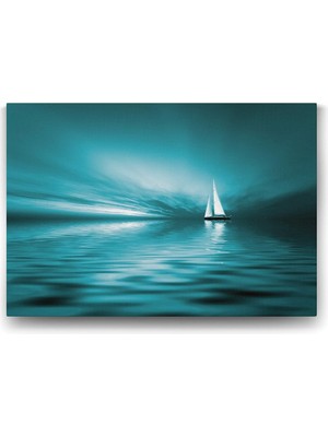 Okyanus Yelkenli Tablosu - 100X70CM
