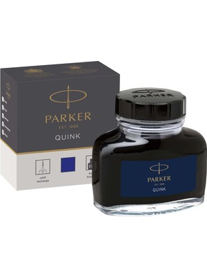 Parker Quink Dolma Kalem Şişe Mürekkebi, 57 Ml, Mavi