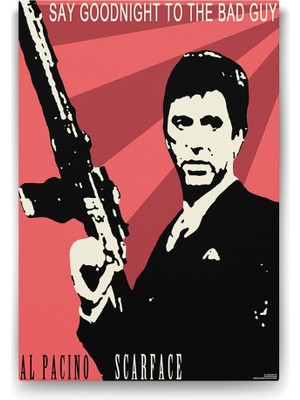 Pacino - Scarface Pop Art Tablosu - 70X100CM